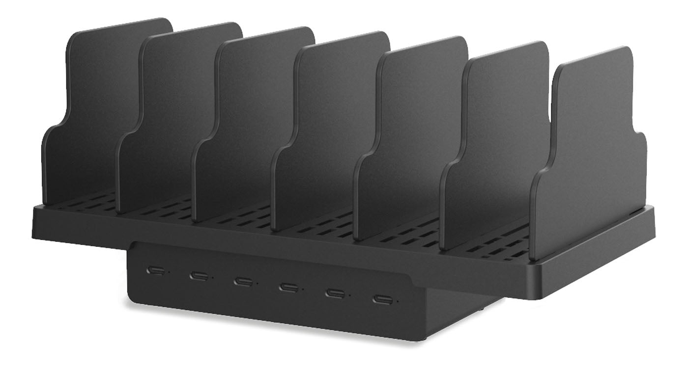 LMP SmartCharge 6P USB-C GaN Ladegerät – 72 W, Schwarz