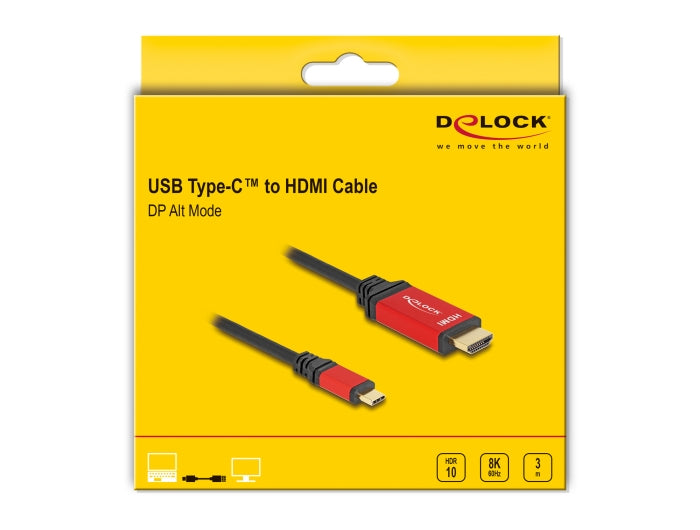 Delock USB-C zu HDMI Kabel – 3 m
