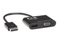 Tripp Lite P136-06N-HV-V2 Adapter DisplayPort zu HDMI/VGA – 4K (3840 × 2160) @ 24 Hz, 0,15 m, DisplayPort 1.2