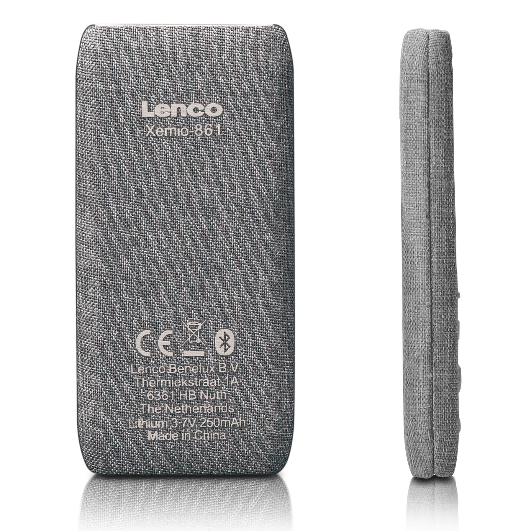 Lenco Xemio-861, MP3 Player, 8GB, grau