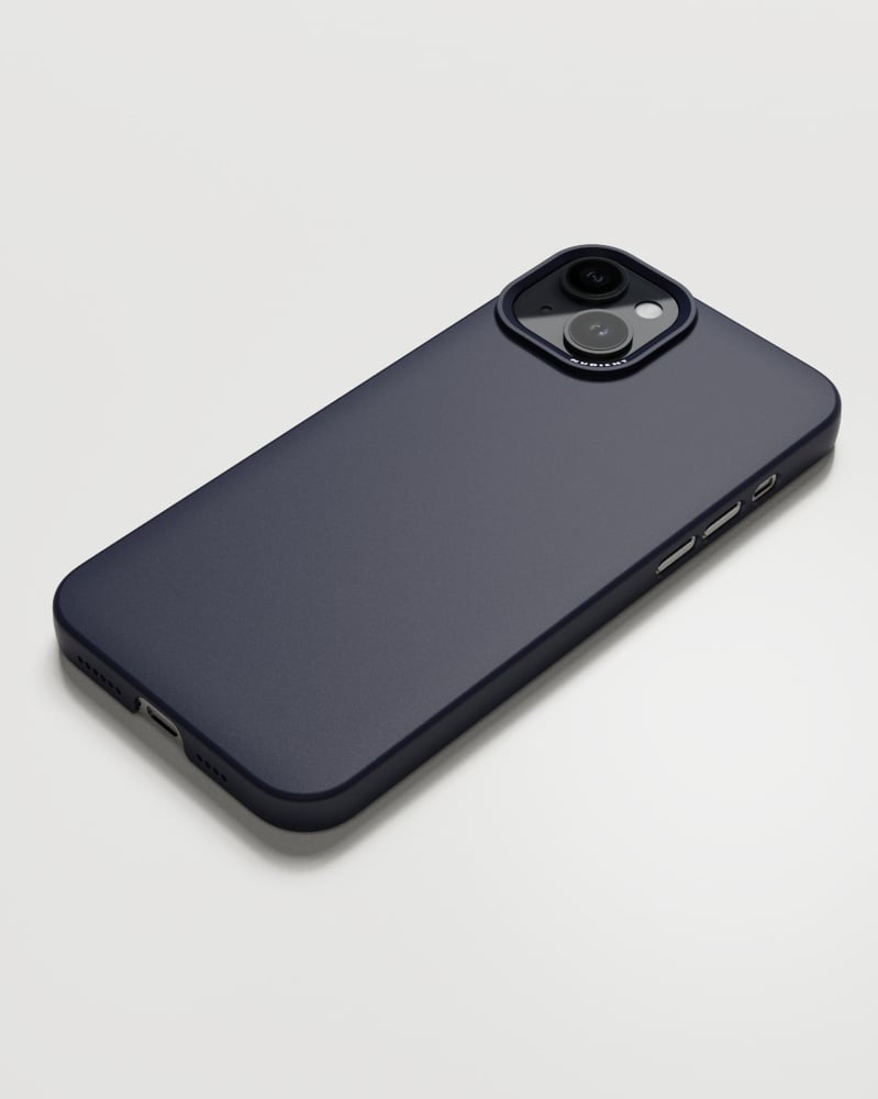 Nudient Thin Case Magsafe Midwinter Blue – kompatibel mit iPhone 15 Plus