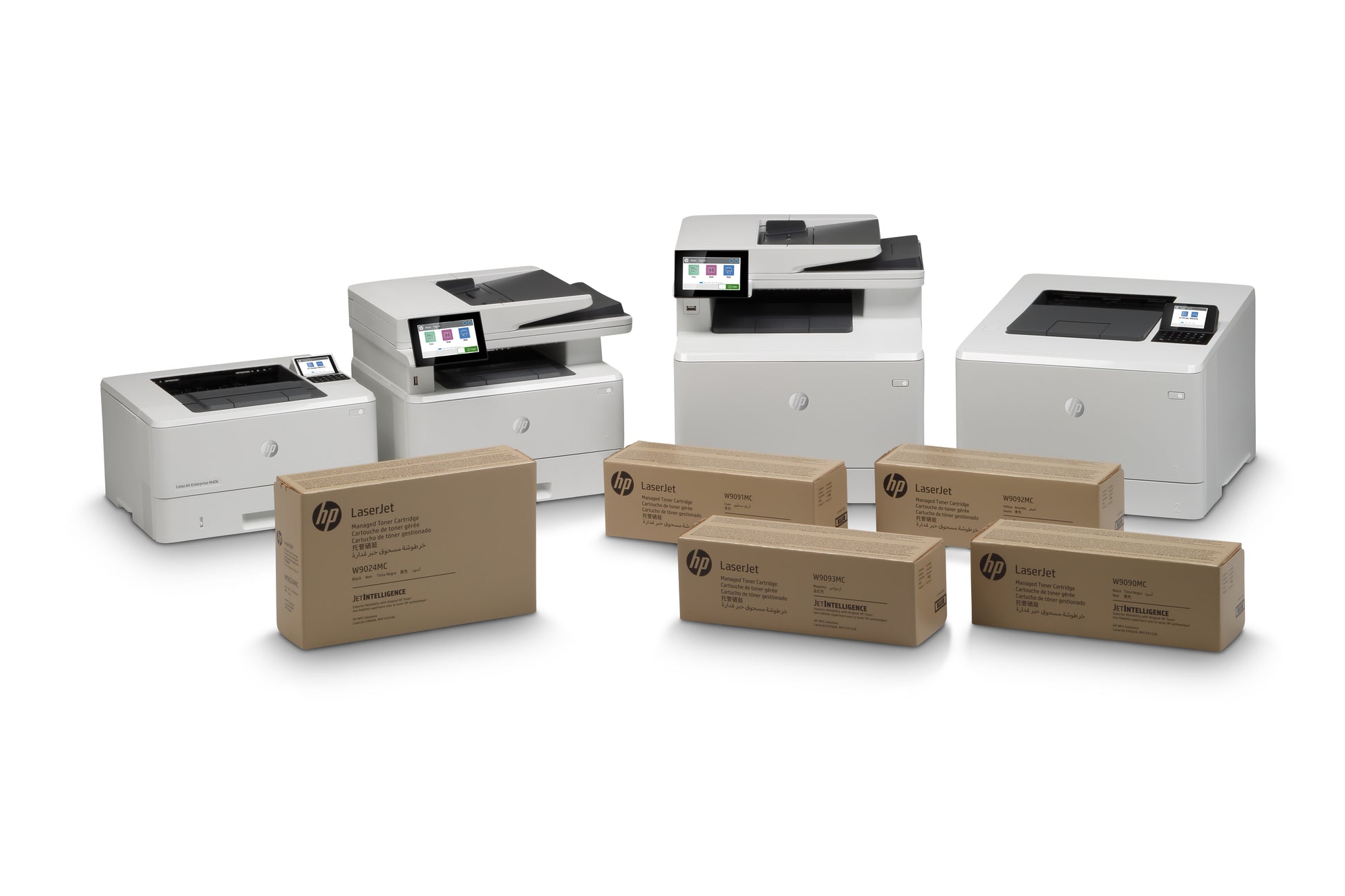 HP LaserJet Enterprise M406dn – S/W, Duplex, 42 S./Min., 1200 × 1200 dpi, LAN, Papier: 350 Blatt