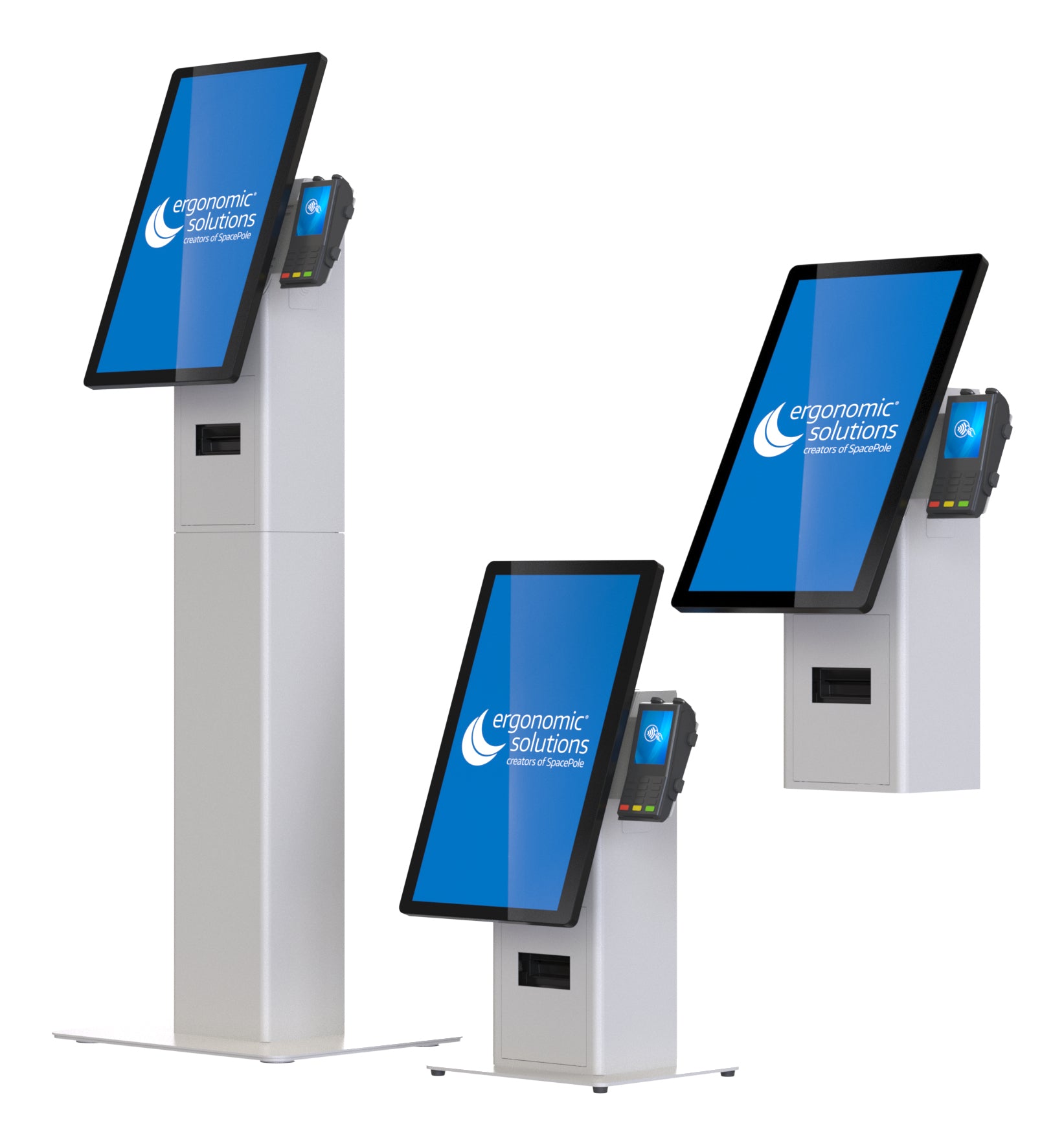 Ergonomic Solutions Panel-Kit für SpacePole Mini Kiosk Bodenständer