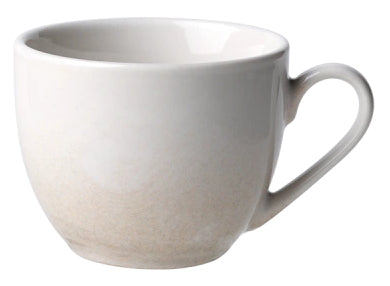 Lunasol Espressotasse Elements Vulcano – 8-teiliges Set, 90 ml, Ø 12,5 cm, Steingut, Sand