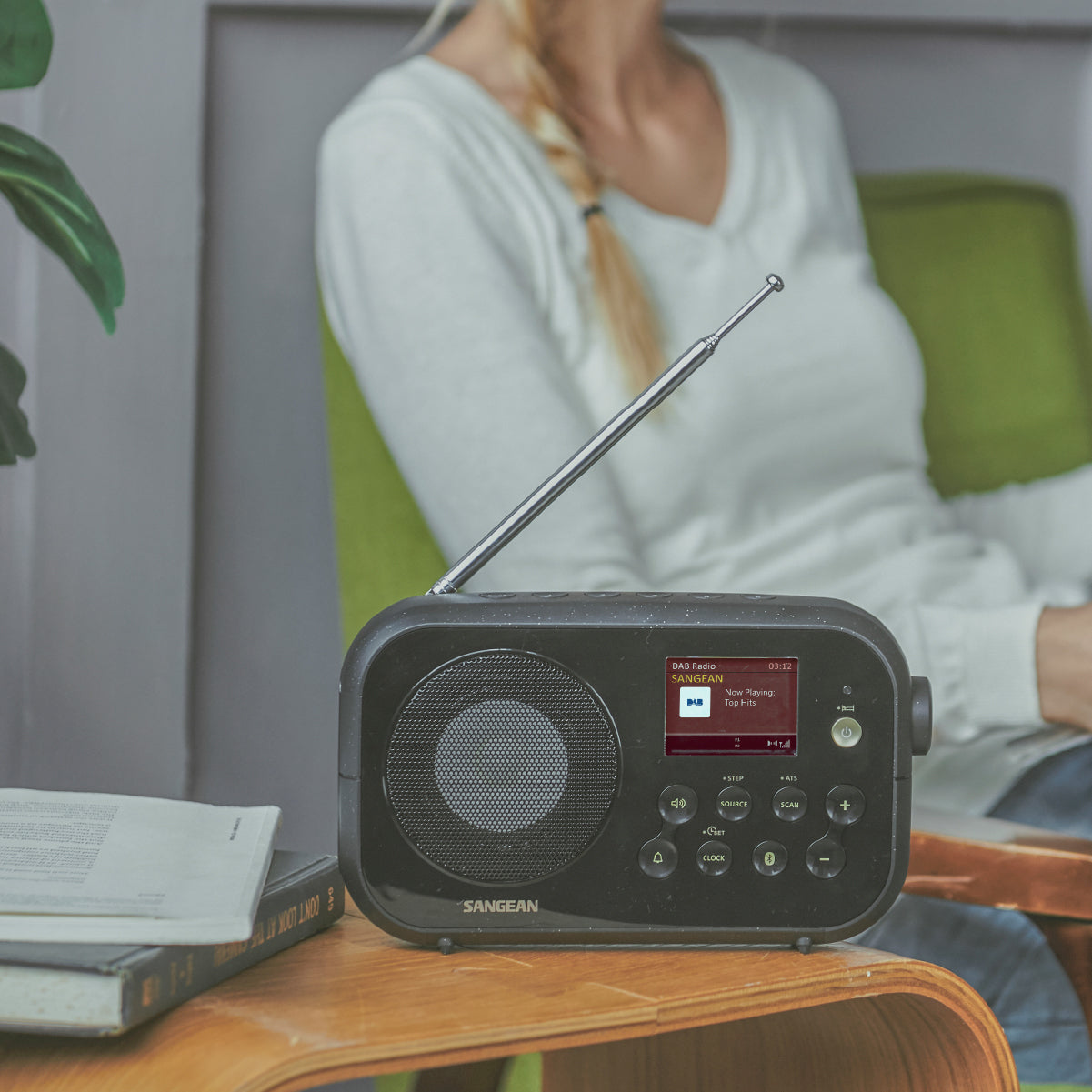 Sangean DPR-42BT – Tragbares DAB+ Radio, UKW, Bluetooth – Schwarz