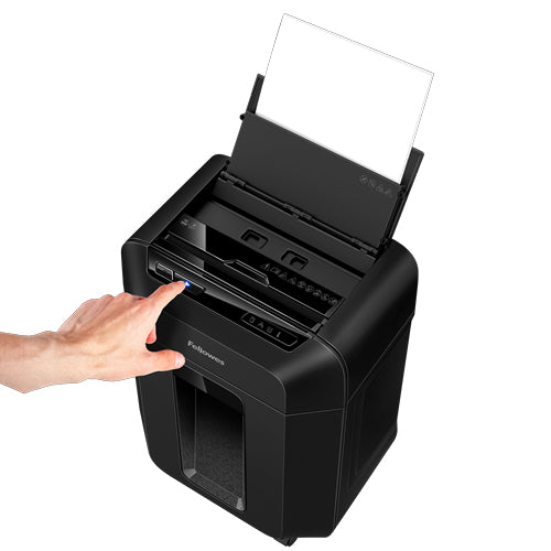 Fellowes Automax 80M – Aktenvernichter mit Autofeed 80 Blatt, DIN P-4, Partikelschnitt 4 × 12 mm, 8 Blatt, 17