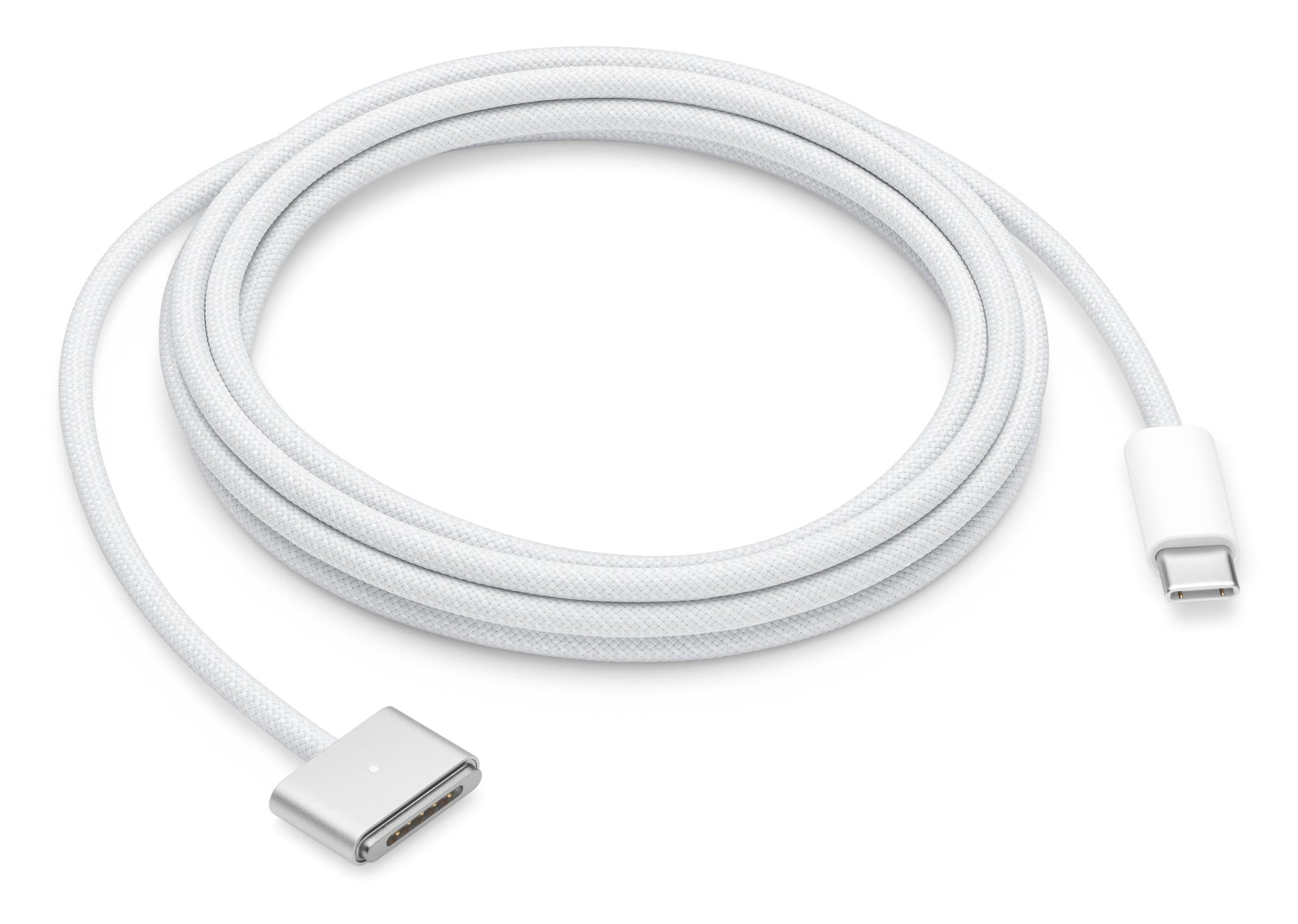 Apple USB-C auf MagSafe 3 Kabel – 2 m – Magnetstecker, Schnellladung – Silber – für MacBook Air/Pro und mehr