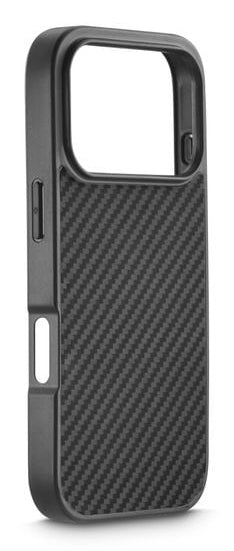 Black Rock Robustes Carbon Backcover – für Apple iPhone 17 Pro Max, PC+TPU, Schwarz, kratzresistent