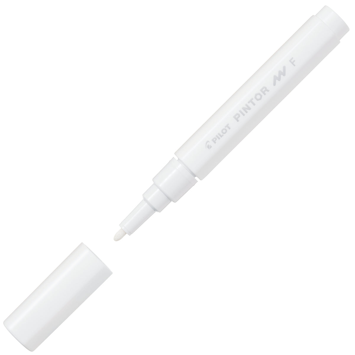 Pilot Kreativ-/Pigmentmarker – Rundspitze 0,9–1,5 mm, Weiss, lichtbeständig, deckend – für viele Oberflächen