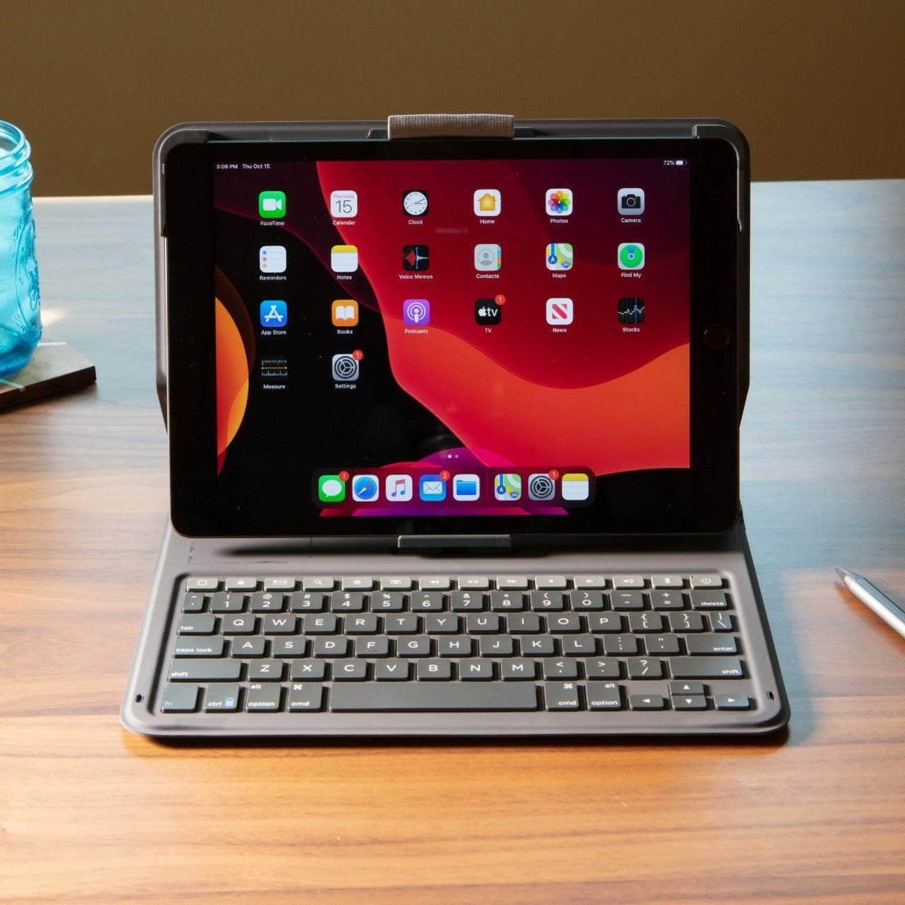 ZAGG Messenger Folio 2 – Tastatur, Dunkelgrau – für iPad 10,9" (10. Generation)