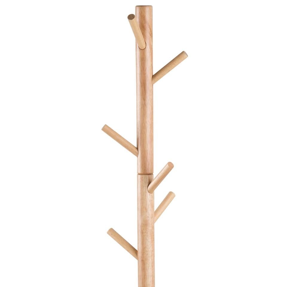 Actona Garderobenständer – Gummibaumholz – Braun – 1'760 mm