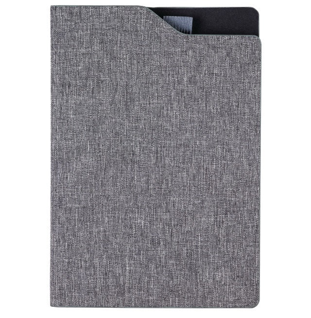 Kolma Notizbuch, A5, punktkariert, Leimbindung, Hardcover, 160 Seiten, 80 g/m² – grau