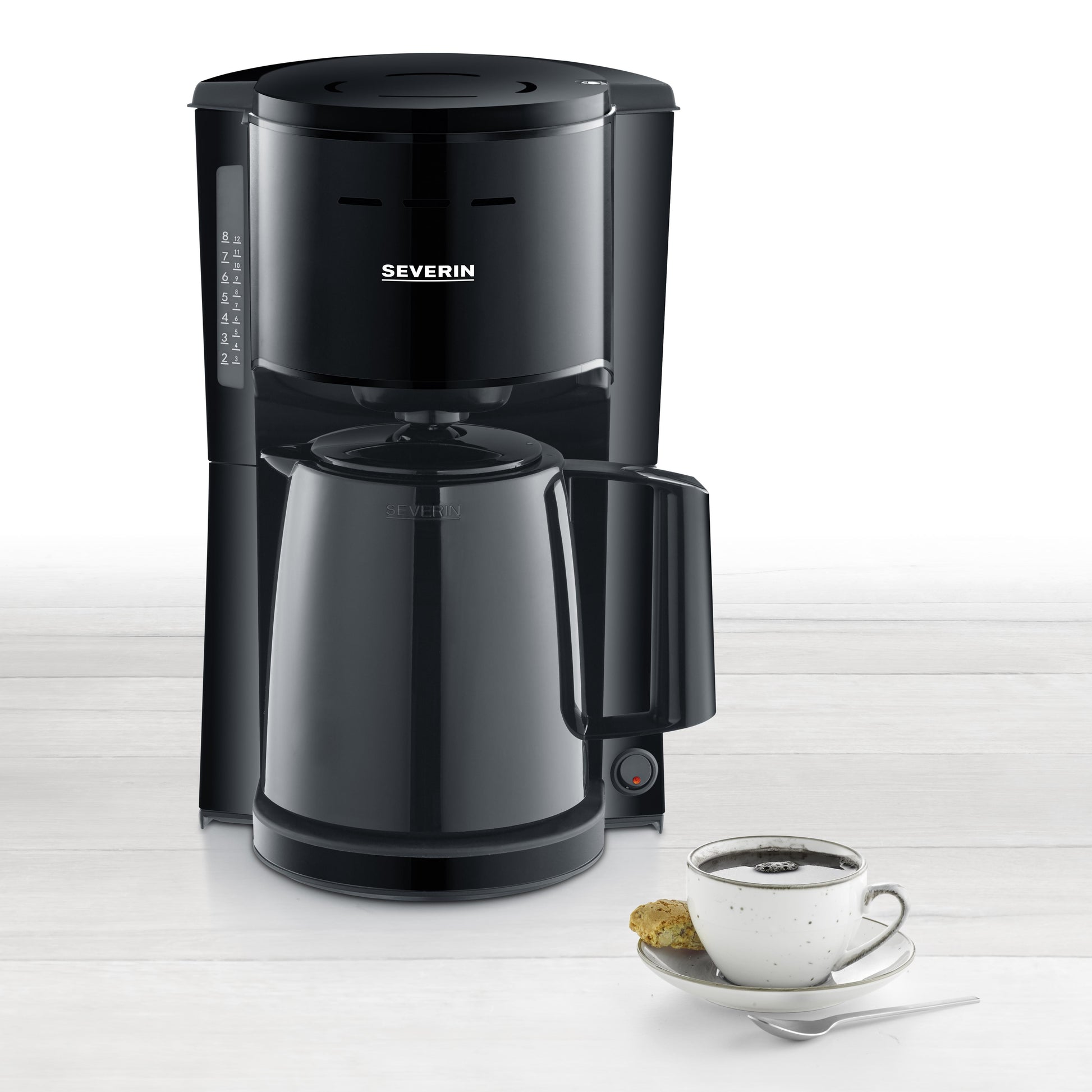 Severin Filterkaffeemaschine KA9306 – 1 l, 8 Tassen, 1000 W – Schwarz