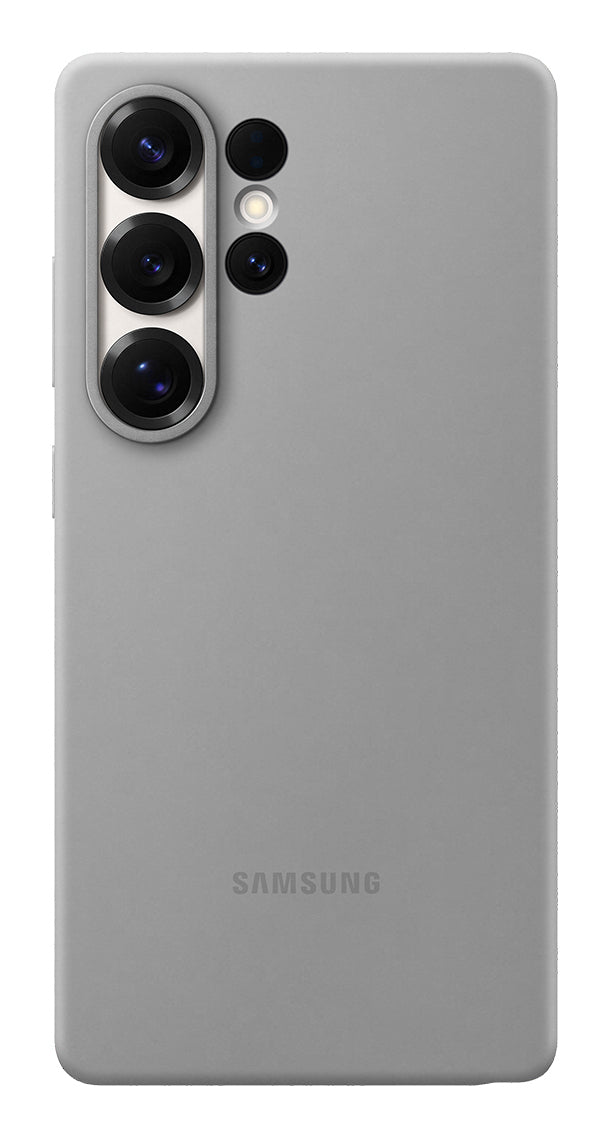 Samsung Backcover – für Samsung Galaxy S25 Ultra – grau – Silikon – stossfest