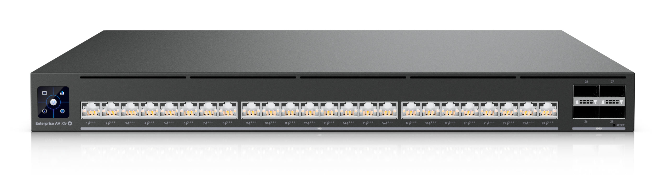 Ubiquiti Enterprise Audio/Video Switch – HDMI-over-IP Encoder, PoE+++ (24 Anschlüsse)