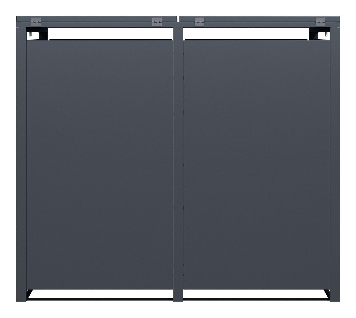 Phoenix Safe Co. Müllcontainer GB2213AAK – Stahl – Anthrazit – Soft-Close – 132,0 × 80,0 × 116,0 cm