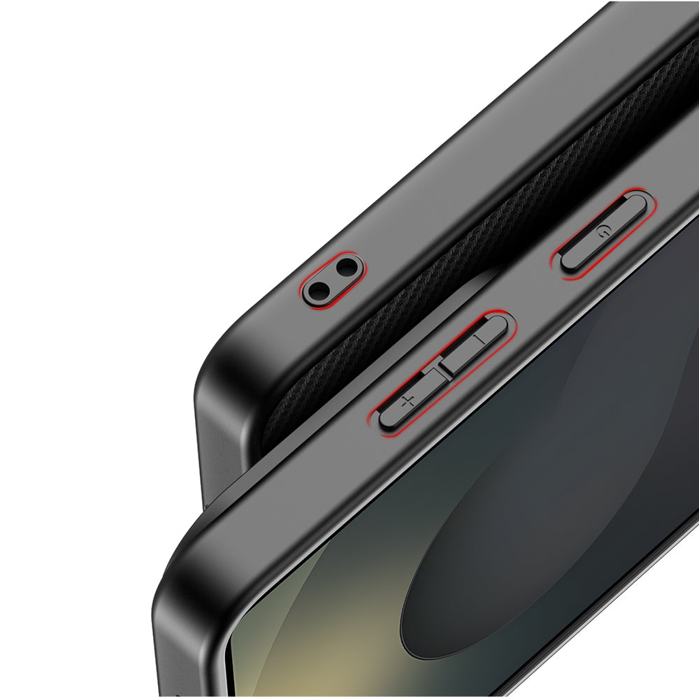 nevox StyleShell NYLO Backcover – für Samsung Galaxy S26 Ultra, Nylon+TPU, Schwarz