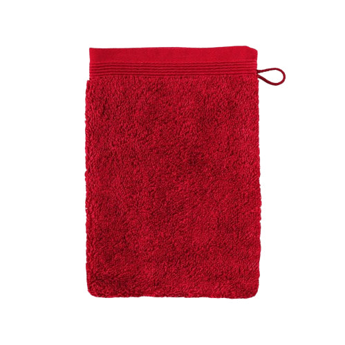 MÖVE Superwuschel Waschlappen – 15 × 20 cm, Rot, Baumwolle, 550 g/m²