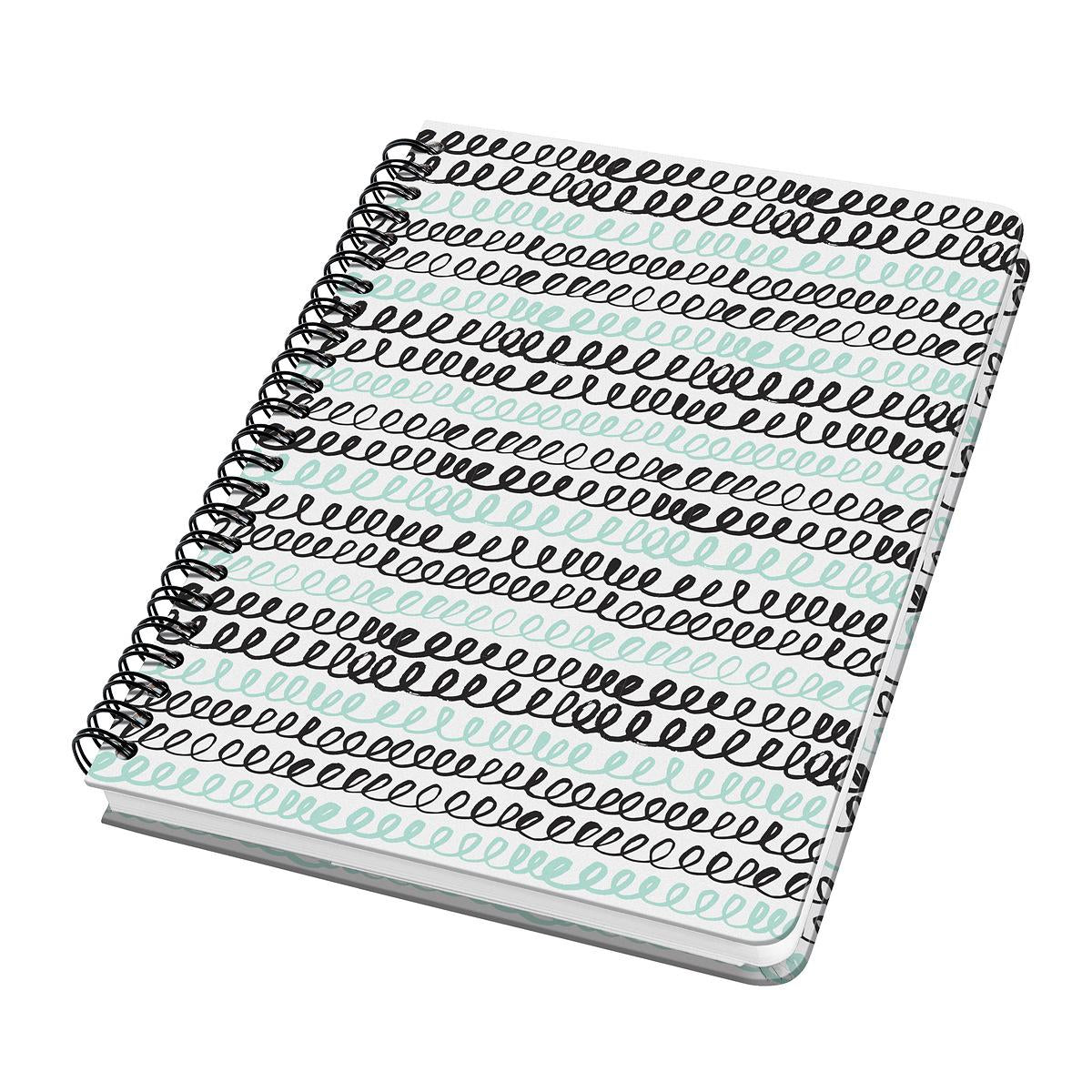 Sigel Spiralbuch, punktkariert, Spiralbindung, Hardcover, 120 Seiten, perforiert, 100 g/m² – mehrfarbig