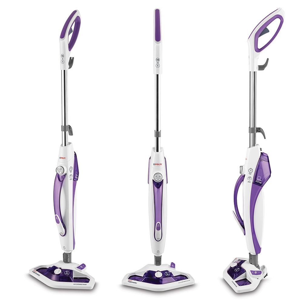 Polti Vaporetto SV440 Double – Dampfbesen – 1500 W, 0,3 l, Aufheizzeit 15 s, Weiss