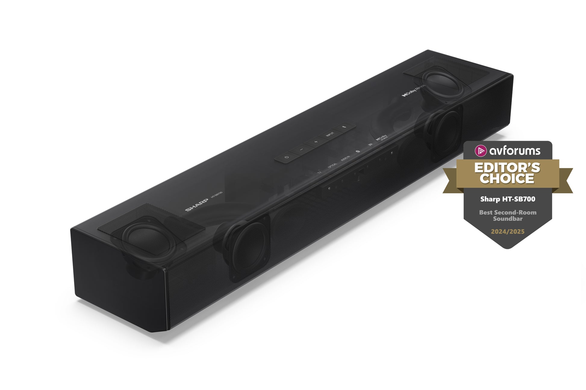 Sharp HT-SB700 – Soundbar – 2.0.2, 140 W, eARC, Bluetooth 5.3, Schwarz