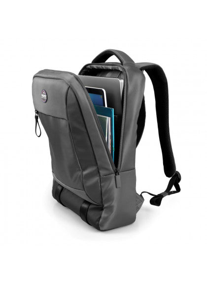 Port Designs Torino II 15,6 – Notebookfach, Trolley-Gurt, 15 L, Grau