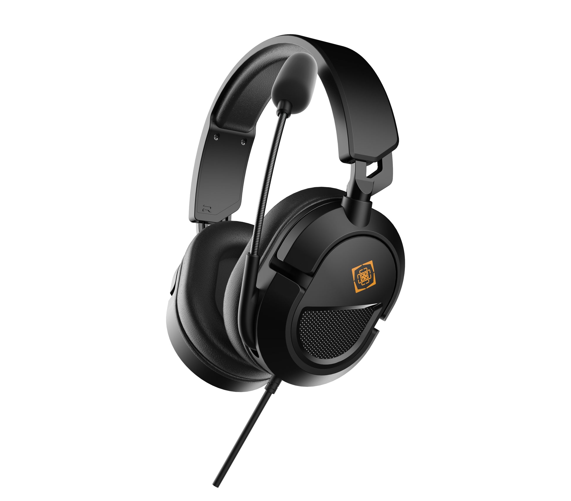 Deltaco Gaming GAM-203 Gaming-Headset – Over-Ear, Stereo, Kabelgebunden, für PC, PS5/PS4, Xbox und mehr, Schwarz