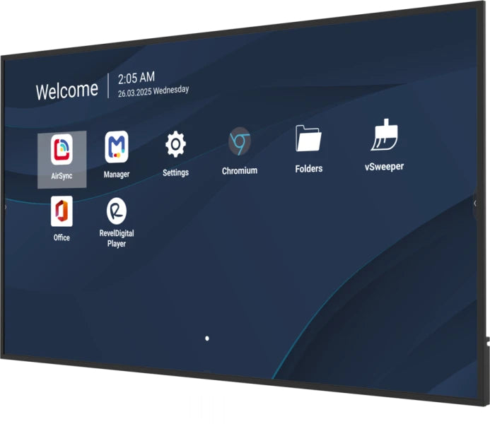 ViewSonic CDE7531-1C – Signage-Display, 75", 500 cd/m², 24/7, Android 14, USB-C