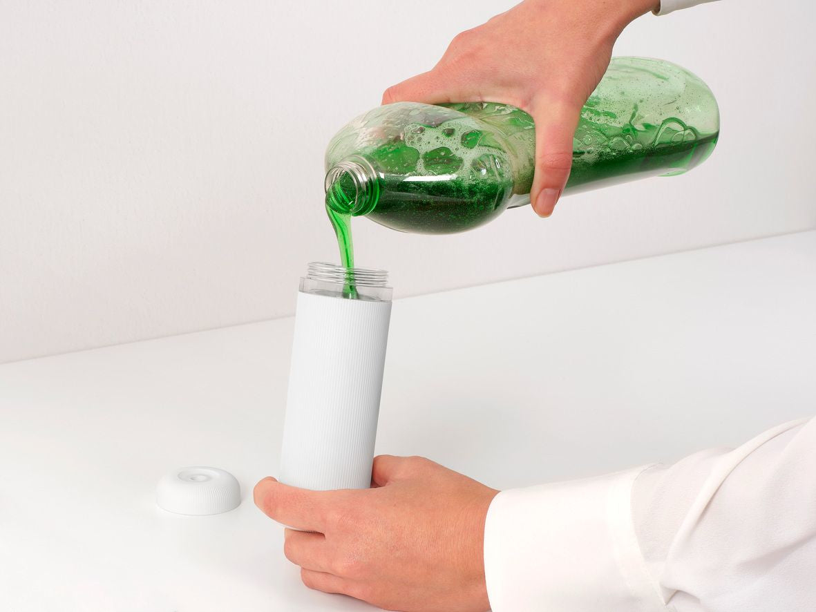 Brabantia Seifenspender – Silikon, Weiss, 200 ml