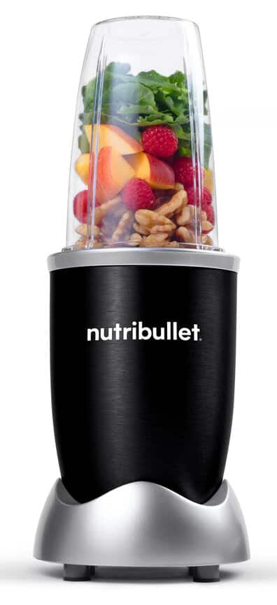 NutriBullet Smoothie-Mixer Original NB603B – 0,7 l, 600 W – To-Go, Schwarz