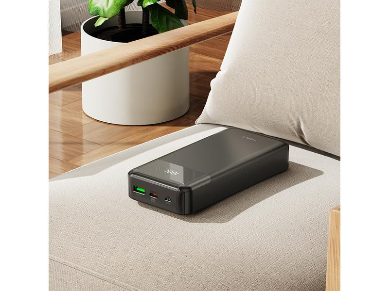 ONIT Powerbank 20'000 mAh – 20 W PD, 1× USB-C, 1× USB-A, schwarz