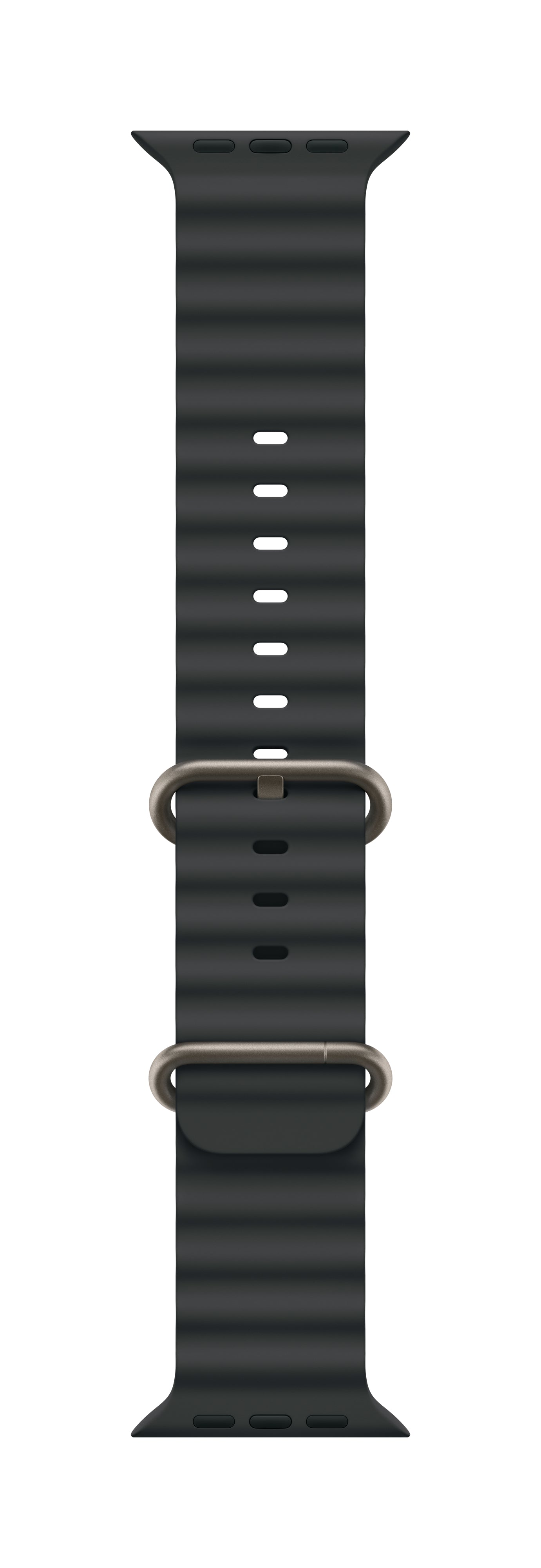Apple OceanBand – Armband – für Apple Watch 49 mm, Grau, Elastomer (TPR)