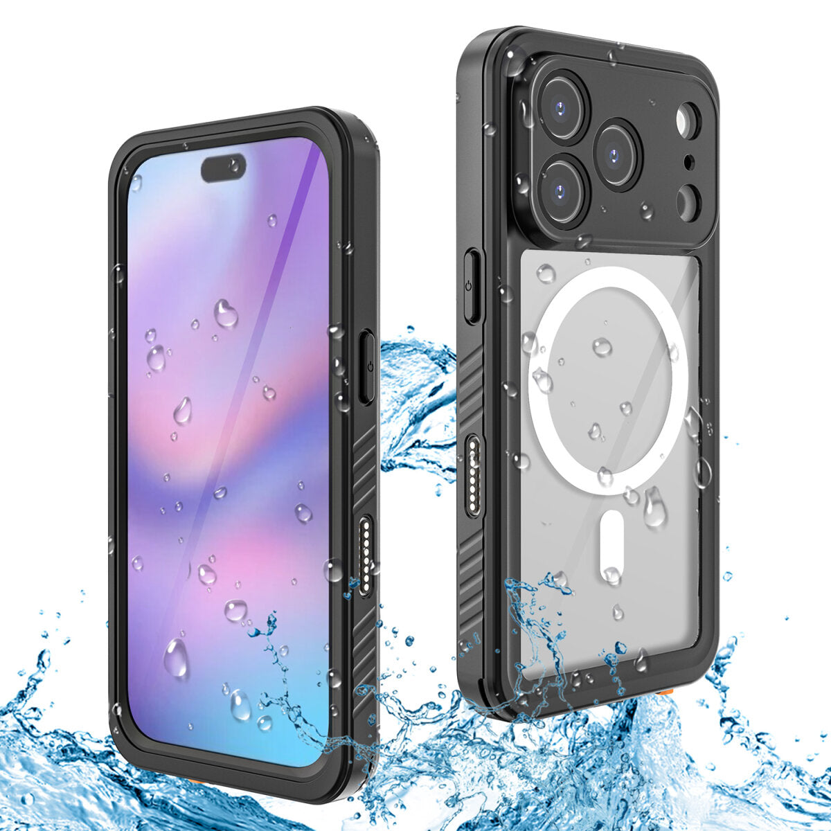 4smarts Wasserdichte Smartphone-Tasche – für Apple iPhone 17 Pro – Schwarz