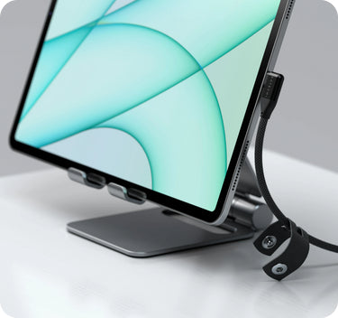Satechi USB-C auf USB-C Kabel – USB4 20 Gbit/s – 1 m – Abgewinkelt – Schwarz