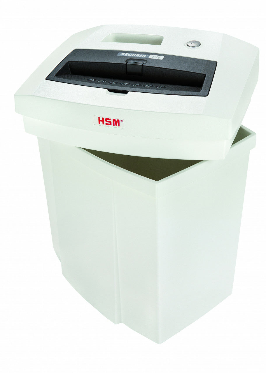 HSM Securio C14 – Aktenvernichter, DIN P-4, Partikelschnitt 4 × 25 mm, 6 Blatt, 20 l