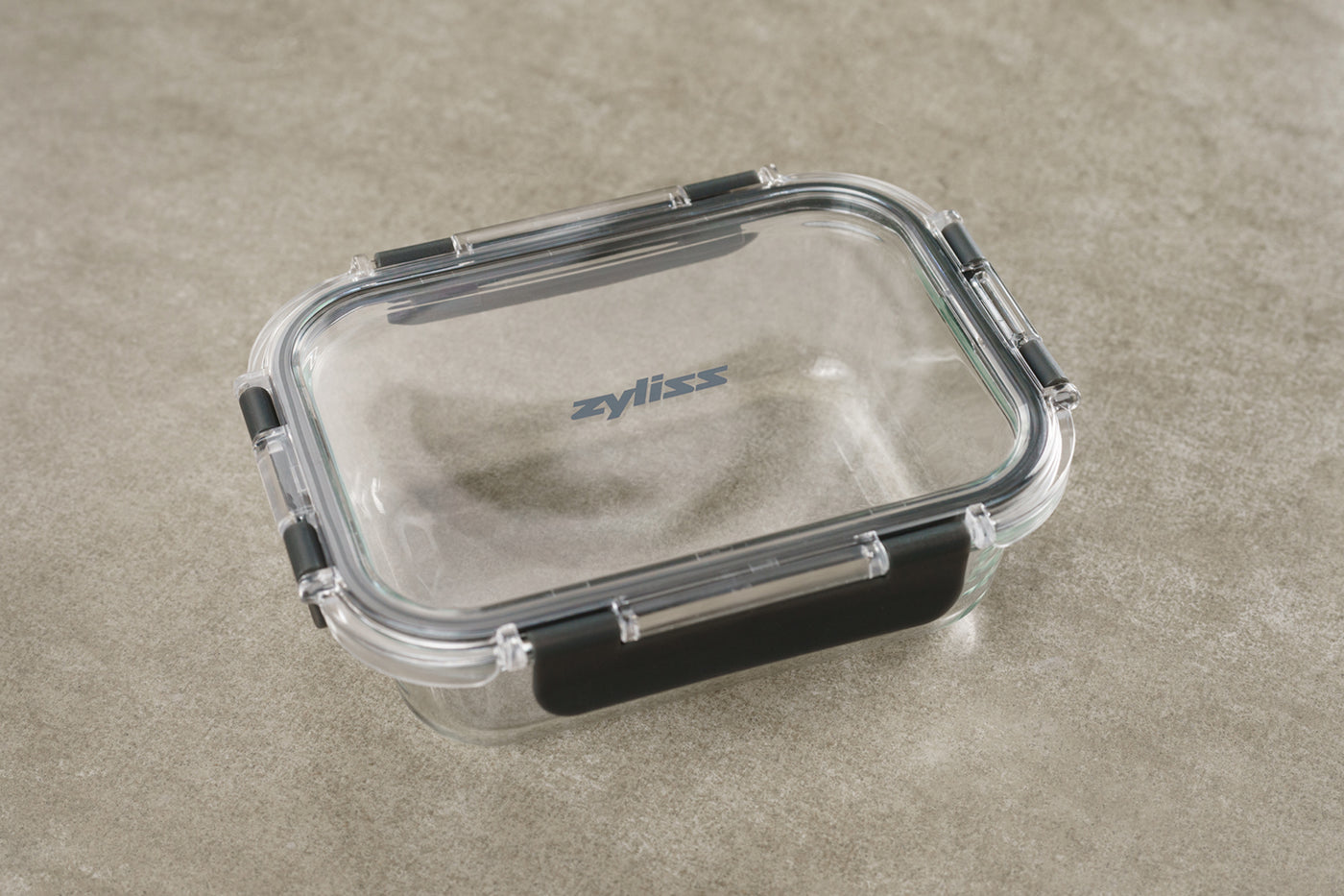 Zyliss Vorratsdose 370 ml, 640 ml, 1,05 l, 1,52 l, 4-teilig, Tritan/Polypropylen (PP), transparent/schwarz