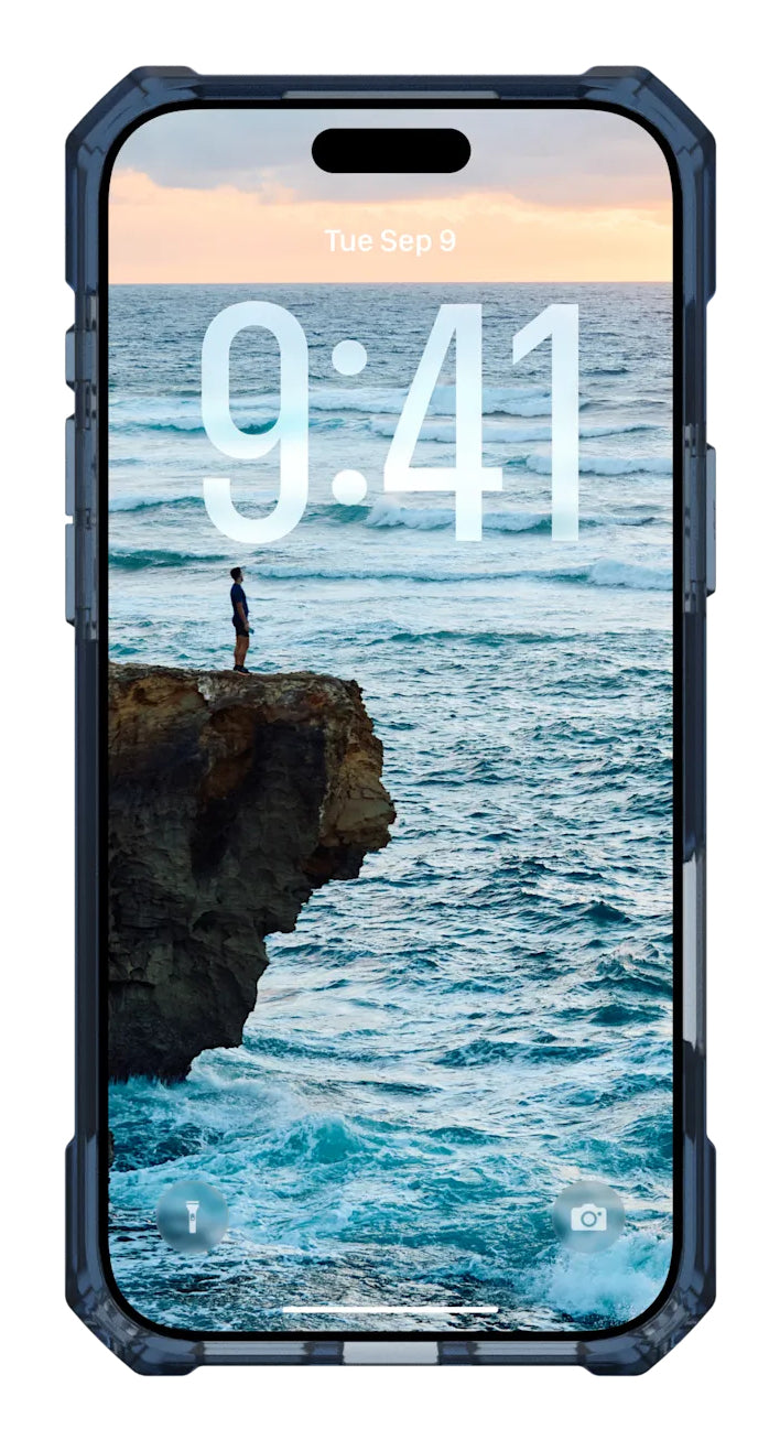 Urban Armor Gear Backcover – für Apple iPhone 17 Pro Max – Wolkenblau – TPU, MagSafe-kompatibel