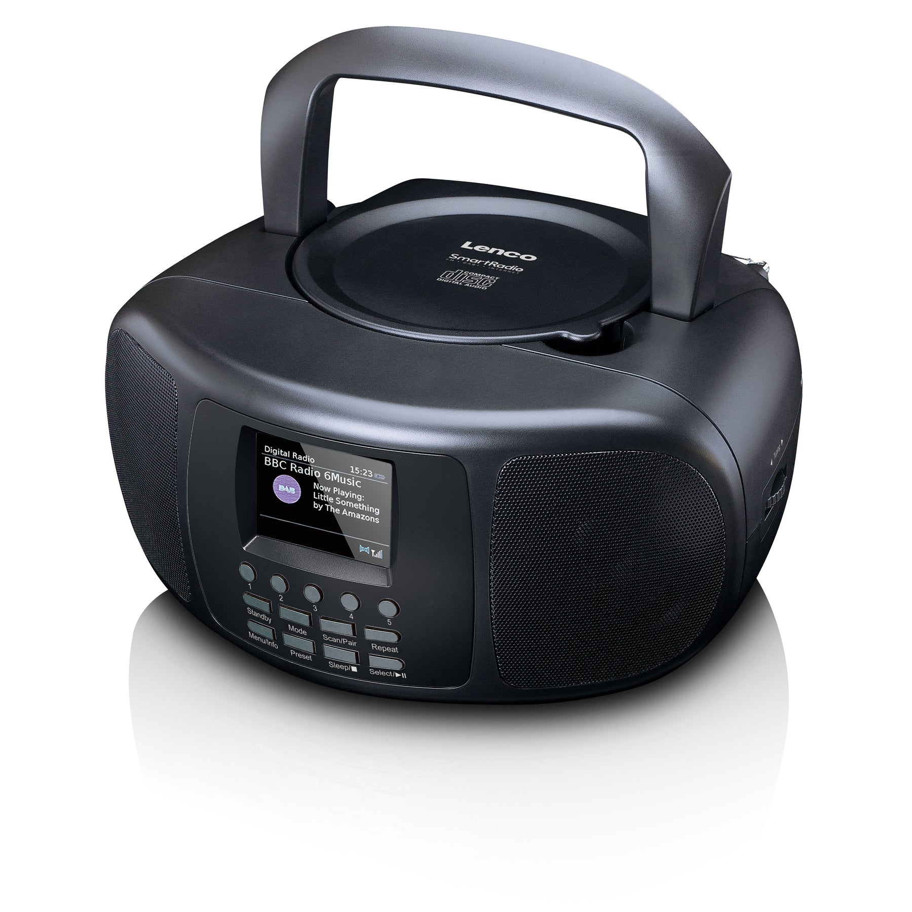 Lenco SCD-6000BK – Internetradio, DAB+/UKW, CD, Bluetooth – Schwarz