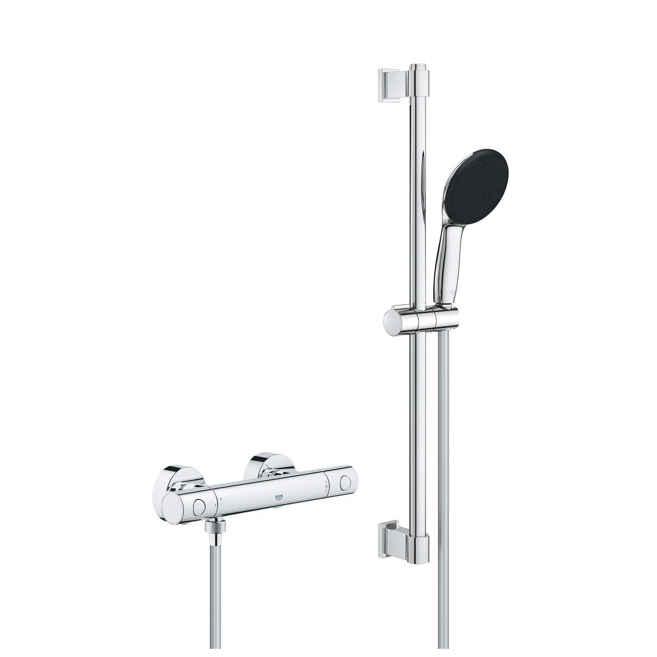 GROHE Precision Get Unterputz-Badebatterie – Thermostat, Messing, Chrom