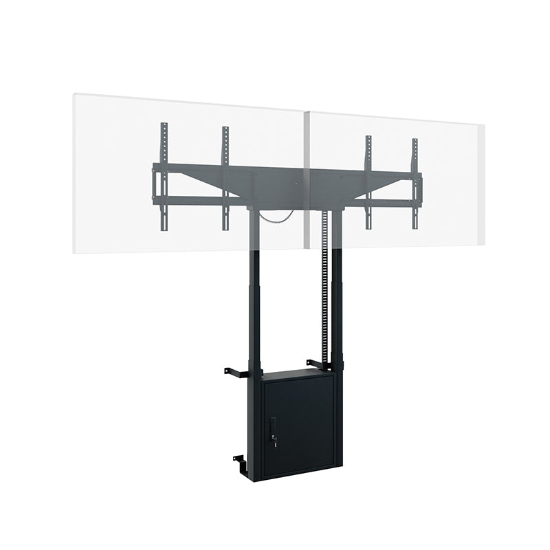 Hagor Wandlift (bodenstehend) – 46–65" – VESA 400×400–600×400 – bis 120 kg, motorisiert, für 2 Displays