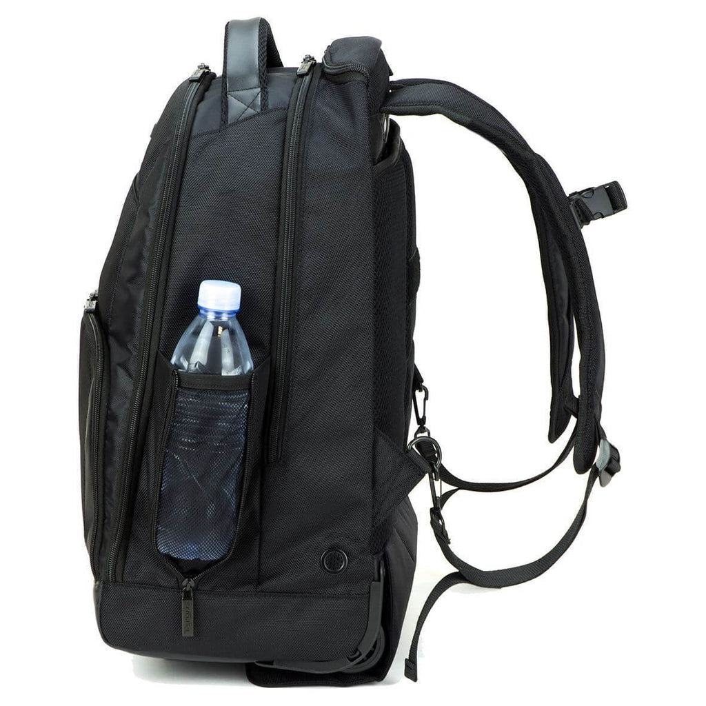 Targus Trolley-Rucksack – für 15,6", 30 l, mit Rollen, Polyester – schwarz, 220 × 515 × 360 mm