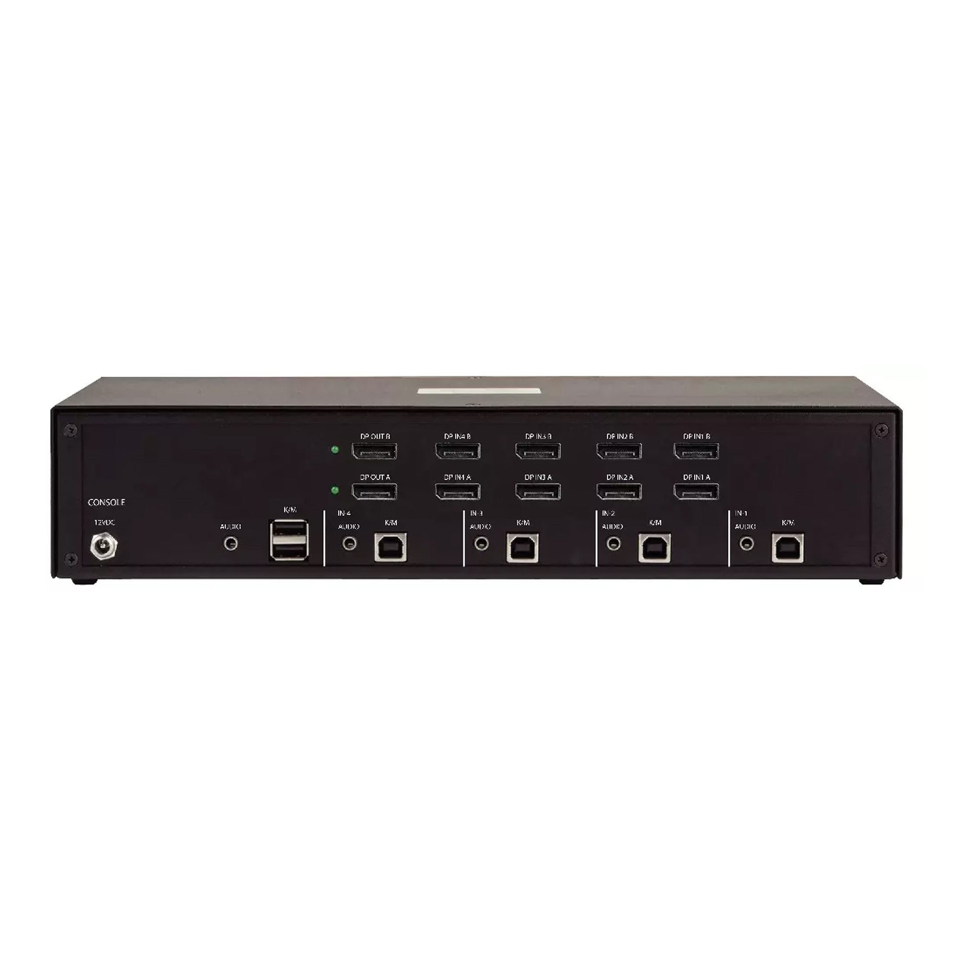 StarTech.com CK4-P204 – KVM-Switch – 4-Port, DisplayPort – 3840 × 2160 @ 30 Hz, Audio, Schwarz