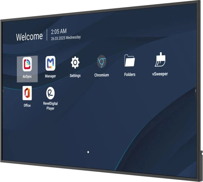ViewSonic CDE7514-2C – Signage-Display, 75", Ultra HD 4K, 500 cd/m², 24/7, Android