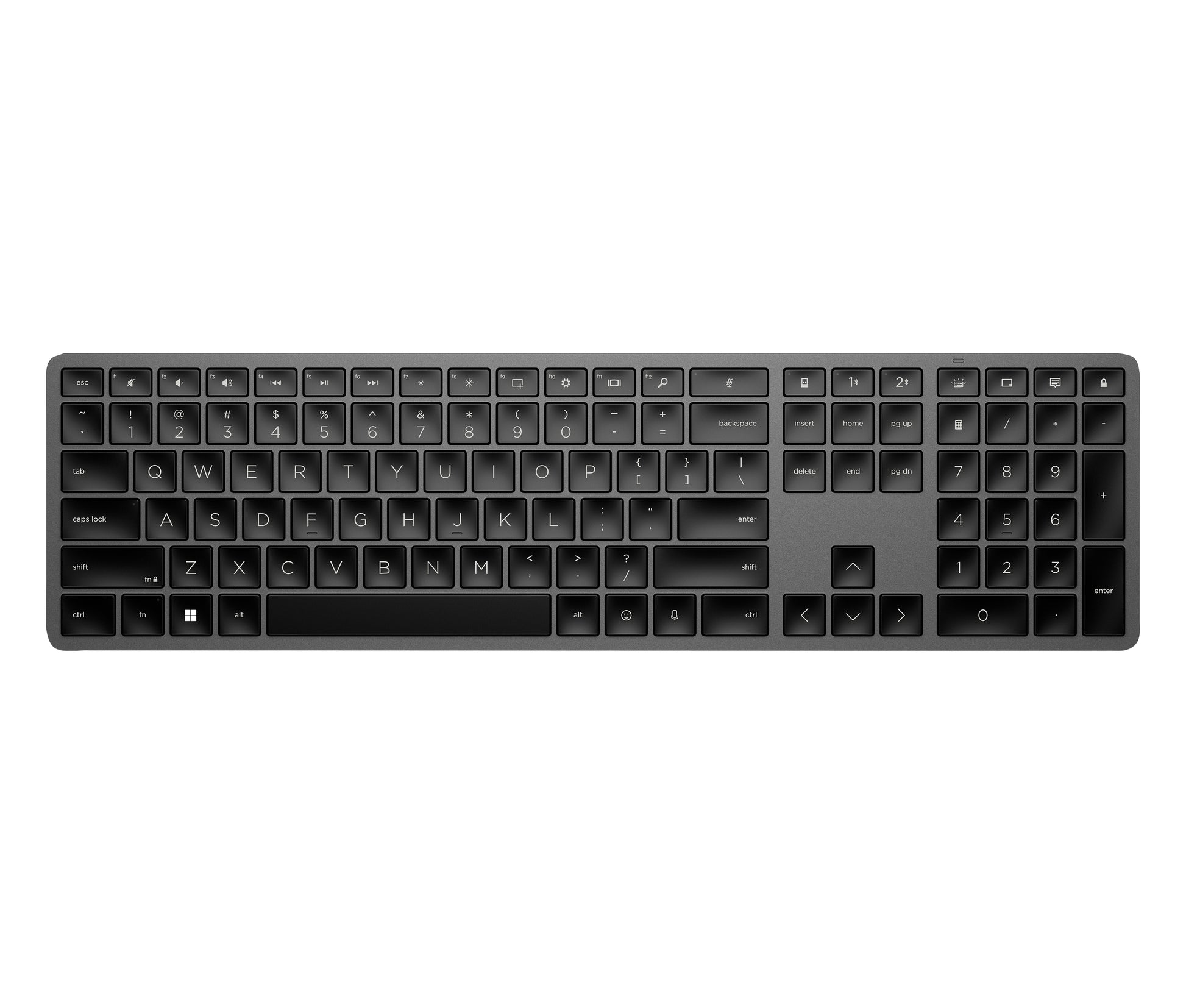HP 975 – Tastatur, kabellos (Bluetooth), kabelgebunden (USB), CH-Layout (DE-CH)