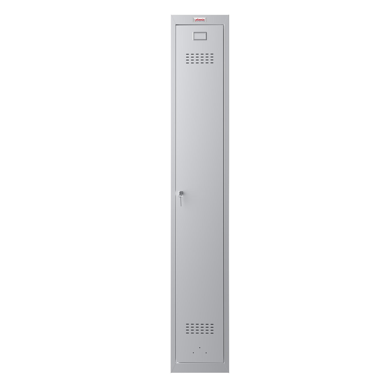 Phoenix Safe Co. PL1130 – Persönliches Schliessfach, 1 Fach, abschliessbar, 300 × 500 × 1830 mm, grau, Stahl