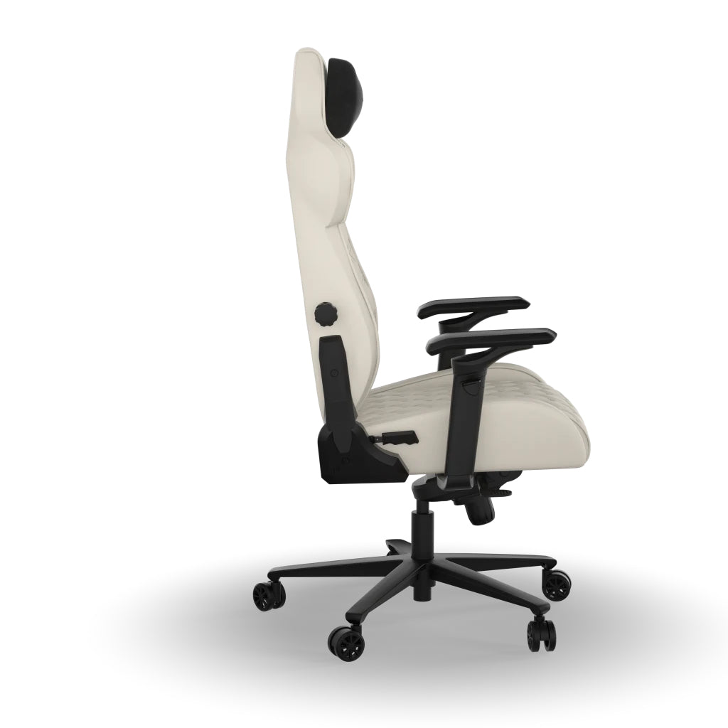 Corsair Bürostuhl T500 Luxe Frost – Sitzhöhe 42–52 cm, 120 kg, Weiss