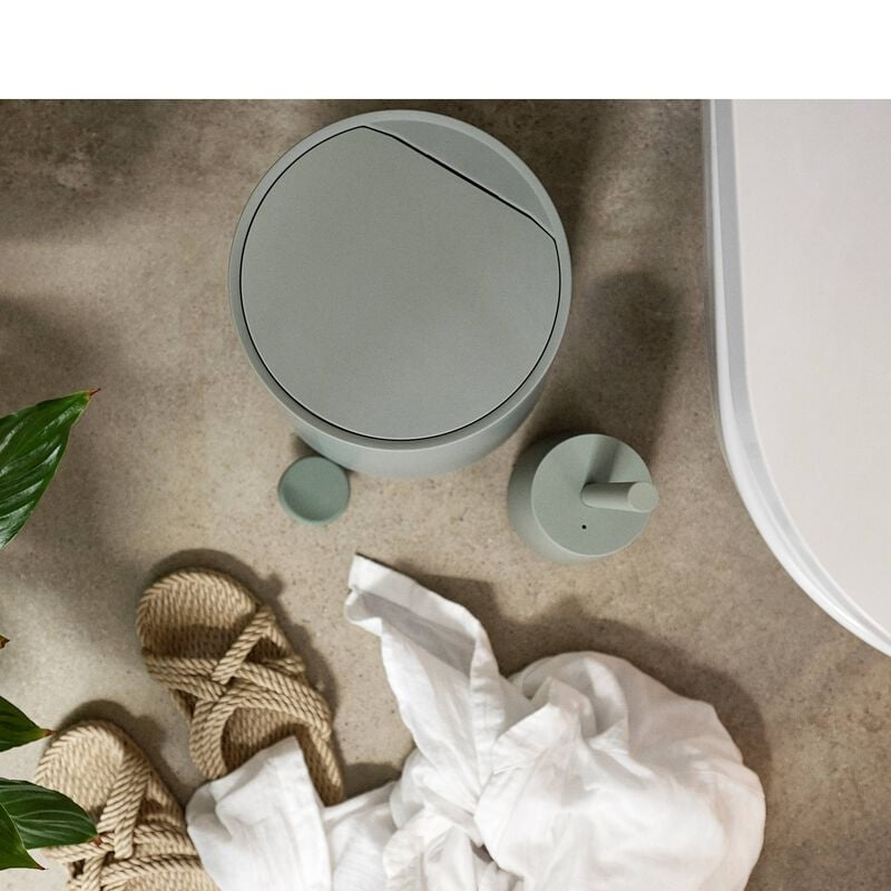 Zone Denmark WC-Bürstenset – Steingut, Grün, H 37 cm, Ø 10,3 cm