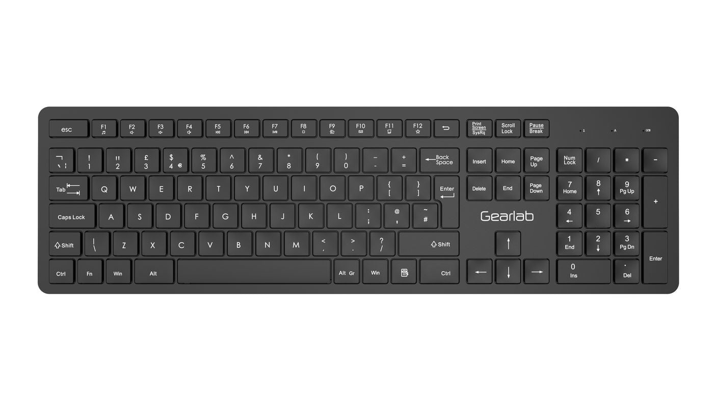 eSTUFF Tastatur – kabelgebunden, USB‑A – QWERTY (UK‑INT) – schwarz