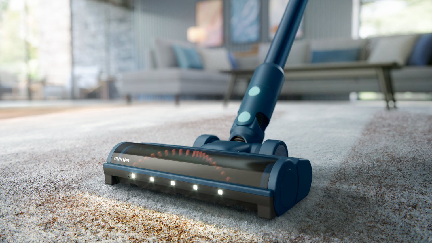 Philips Stabstaubsauger XC5141/01 – 0,6 l, Akkubetrieb, 84 dB(A), 25 V