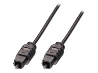 Lindy Toslink-Audiokabel Toslink (Stecker) auf Toslink (Stecker) – 0,5 m, S/PDIF, schwarz